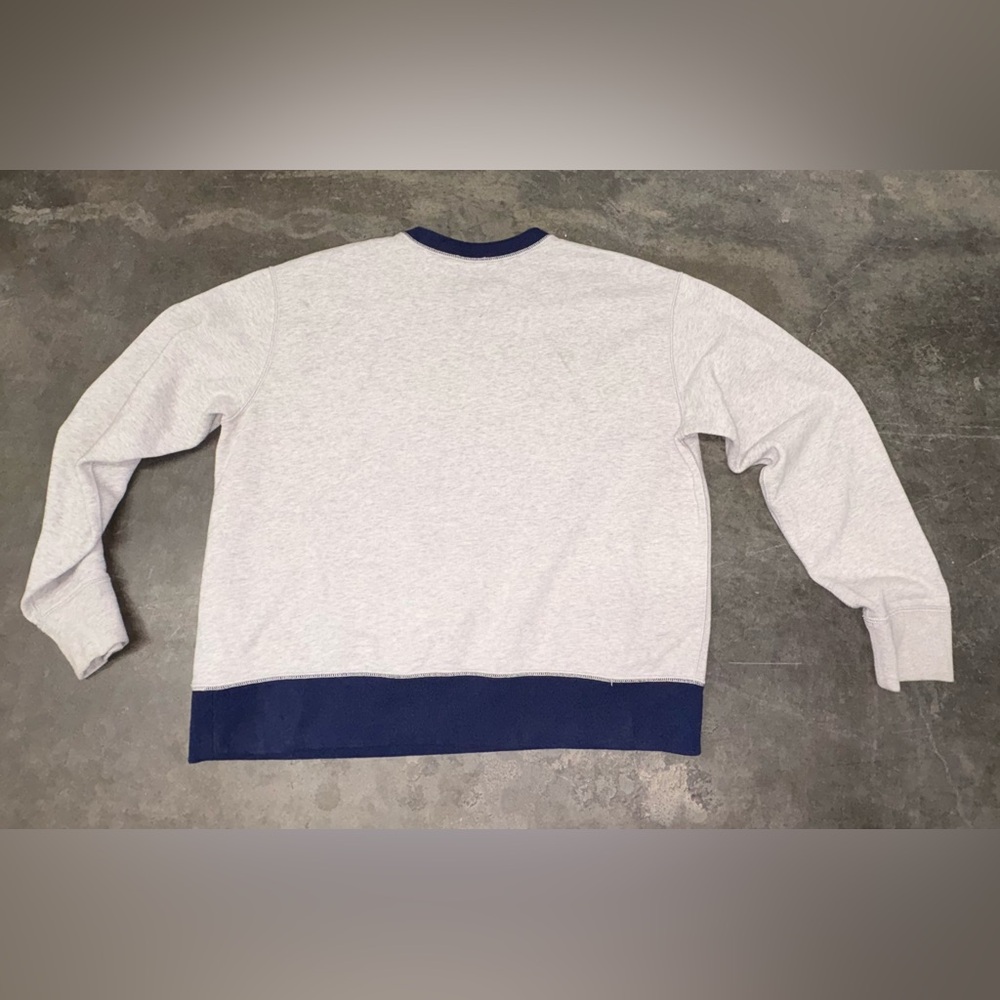 Polo by Ralph Lauren Gray and Blue Crew Neck Sweater - Picture 13 of 16